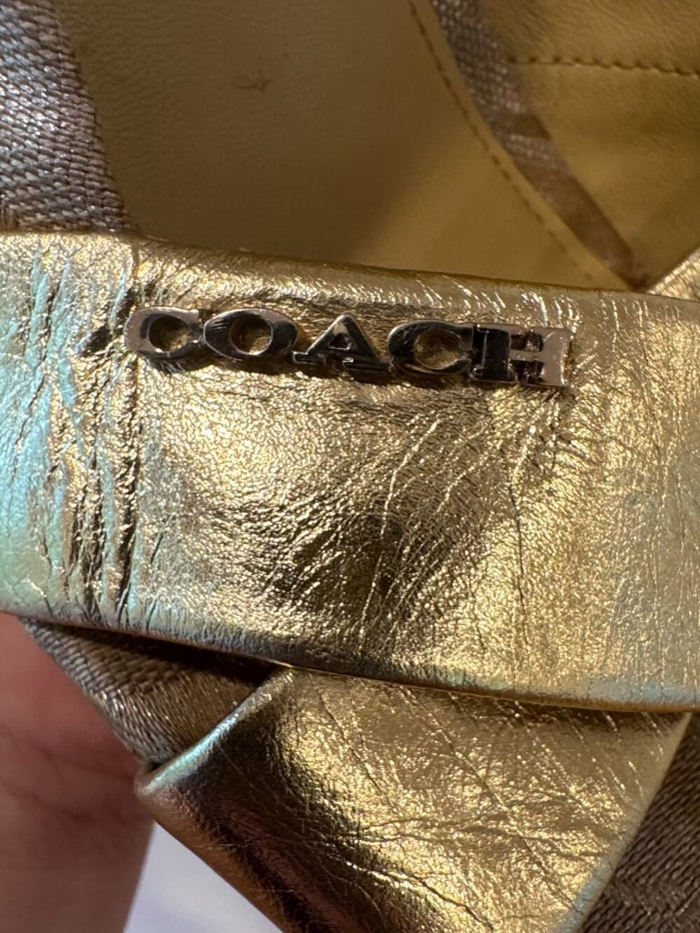 Coach Jessy Signature Cork Wedge Sandals – Gray – Women’s 7.5B 🤍🔥 - Picture 10 of 14